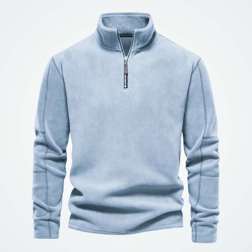 Herenhoodie met hoge kraag Tromsø Verno