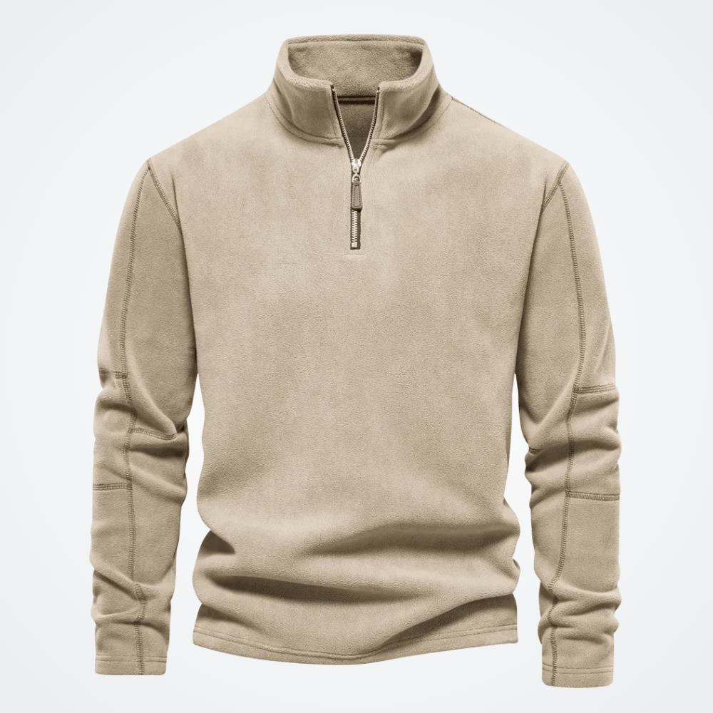Herenhoodie met hoge kraag Tromsø Verno