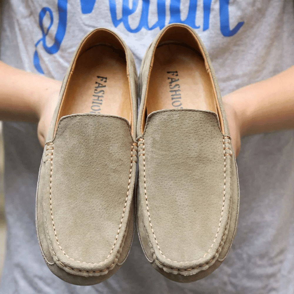 Heren leren mocassin Zweden Verno