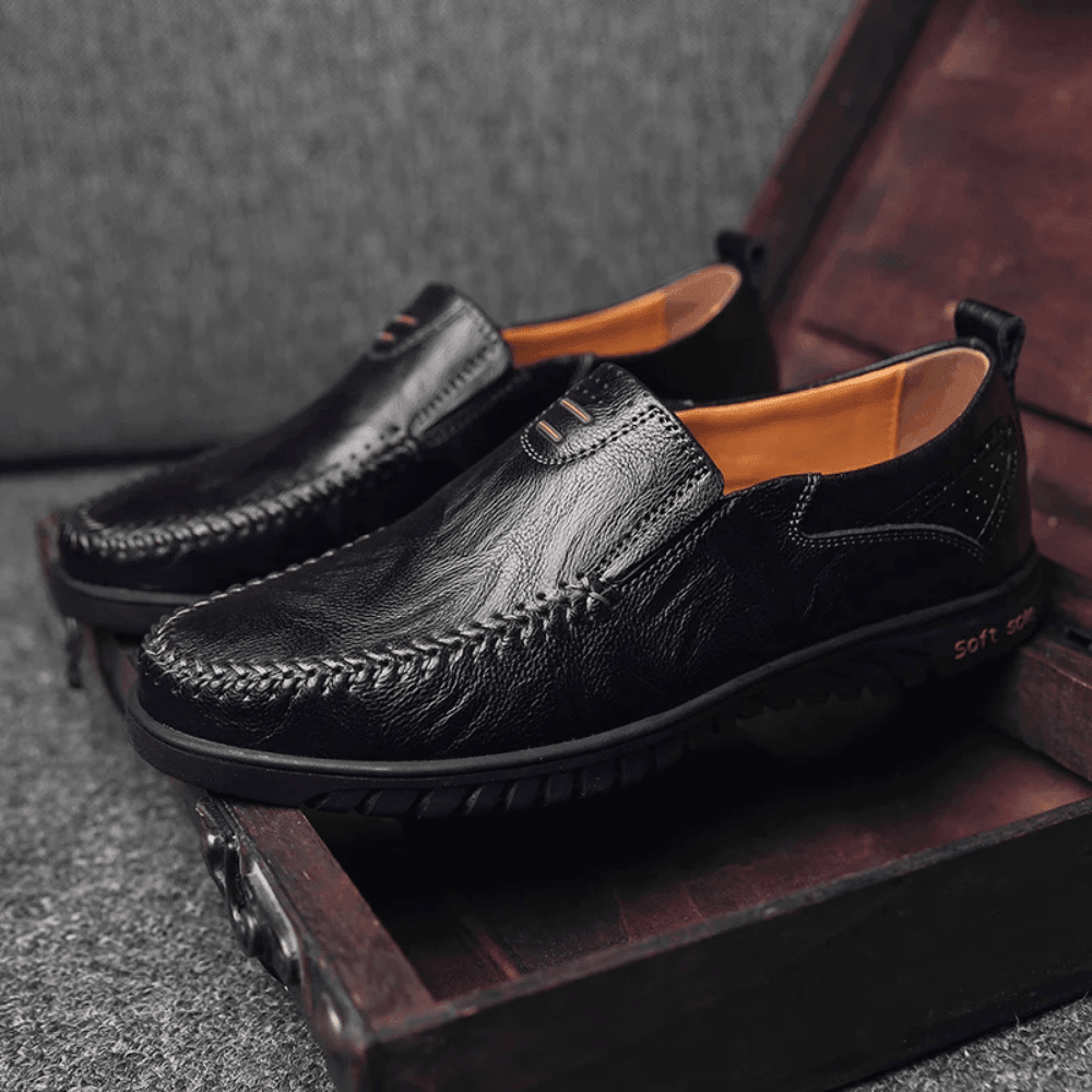 Leren herenmocassin Pisa Verno