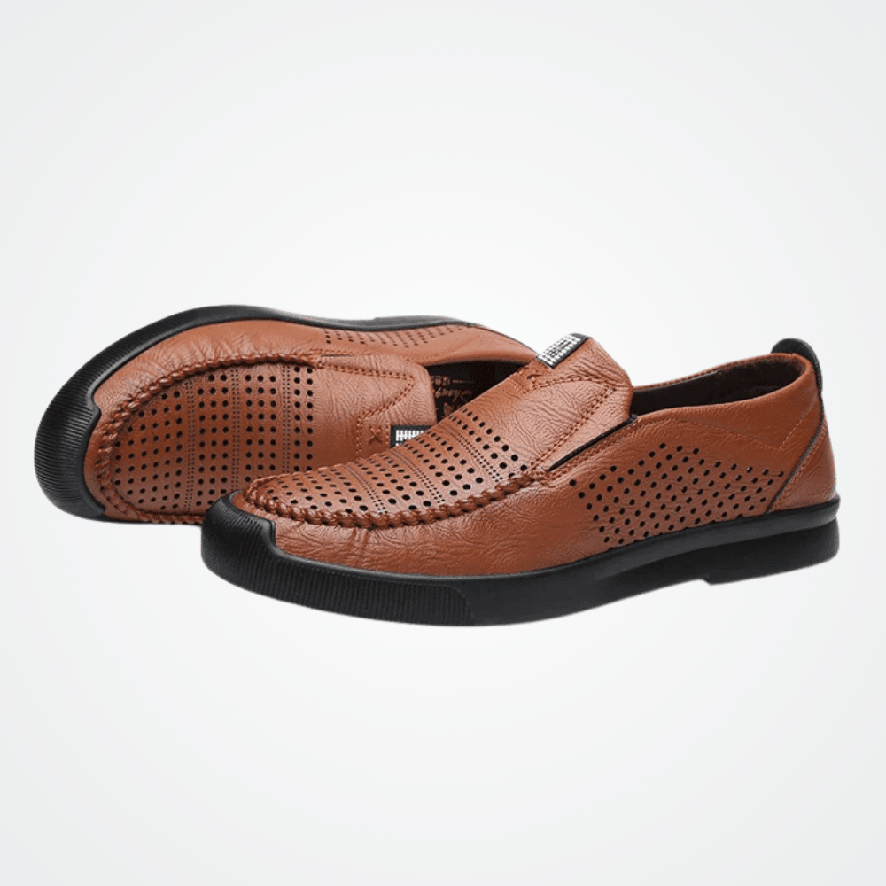 Heren leren mocassins Milan Verno
