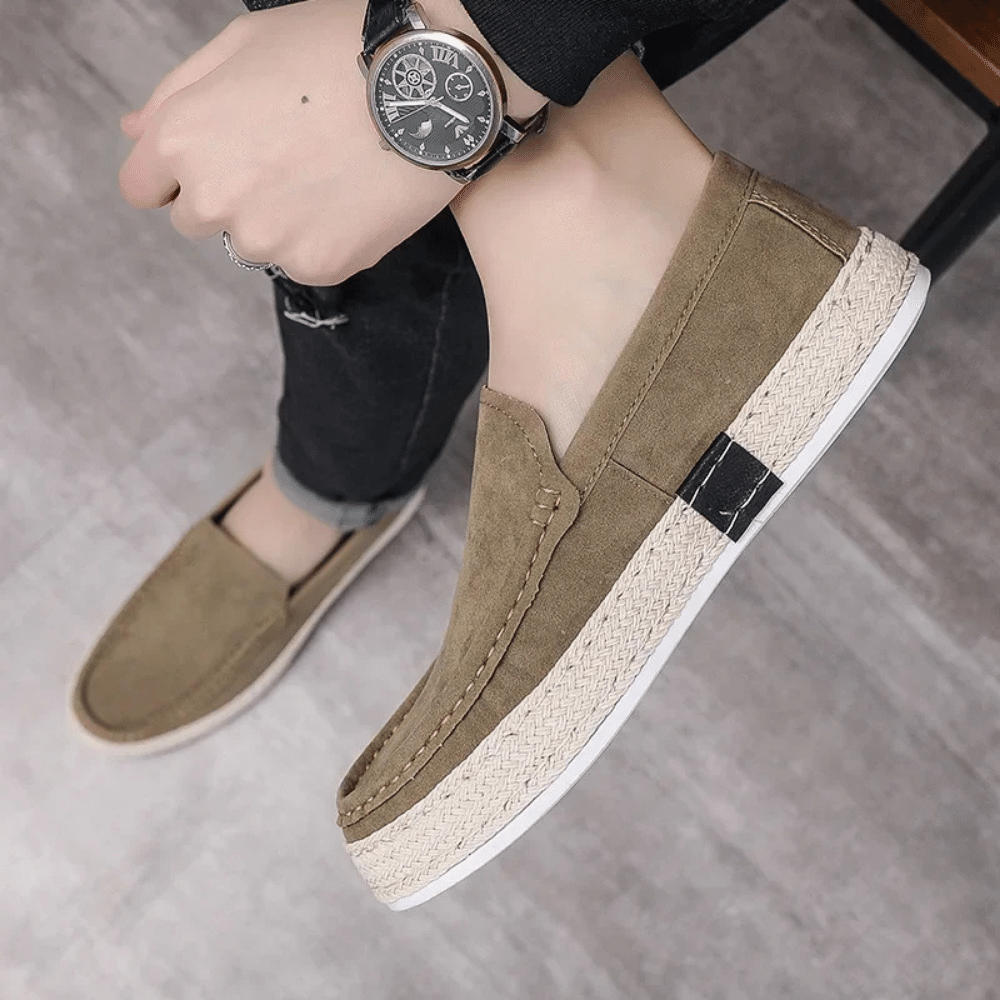 Leren mocassins voor heren Nantes Verno