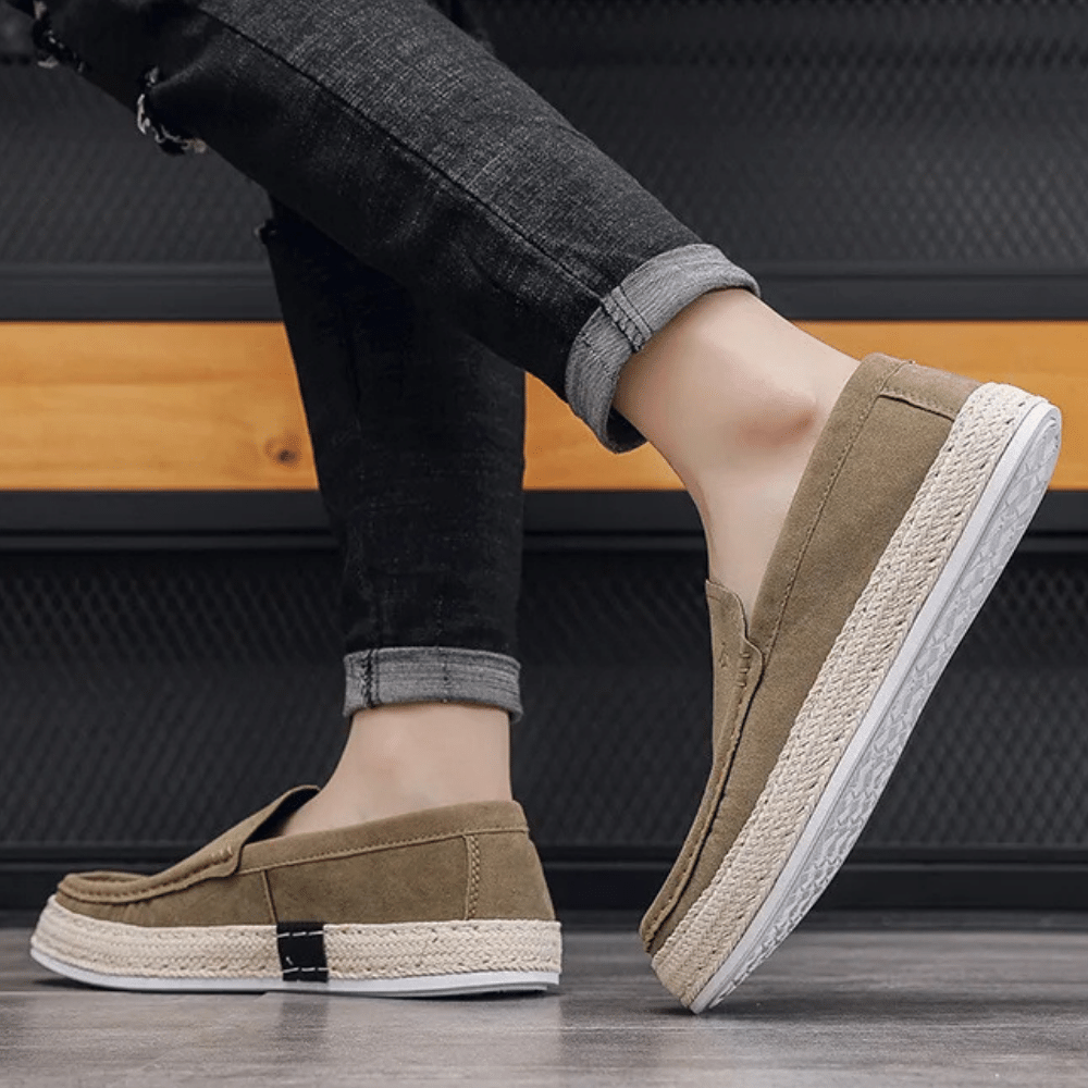 Leren mocassins voor heren Nantes Verno