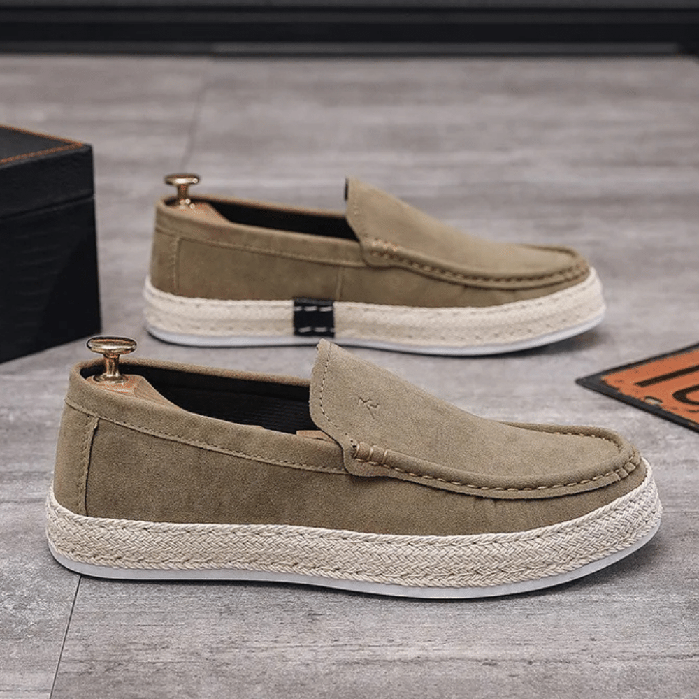 Leren mocassins voor heren Nantes Verno