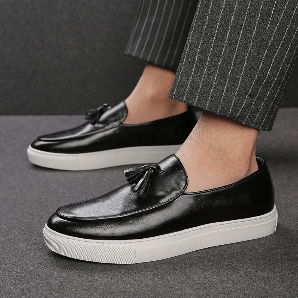 Heren leren mocassin Toulouse Verno