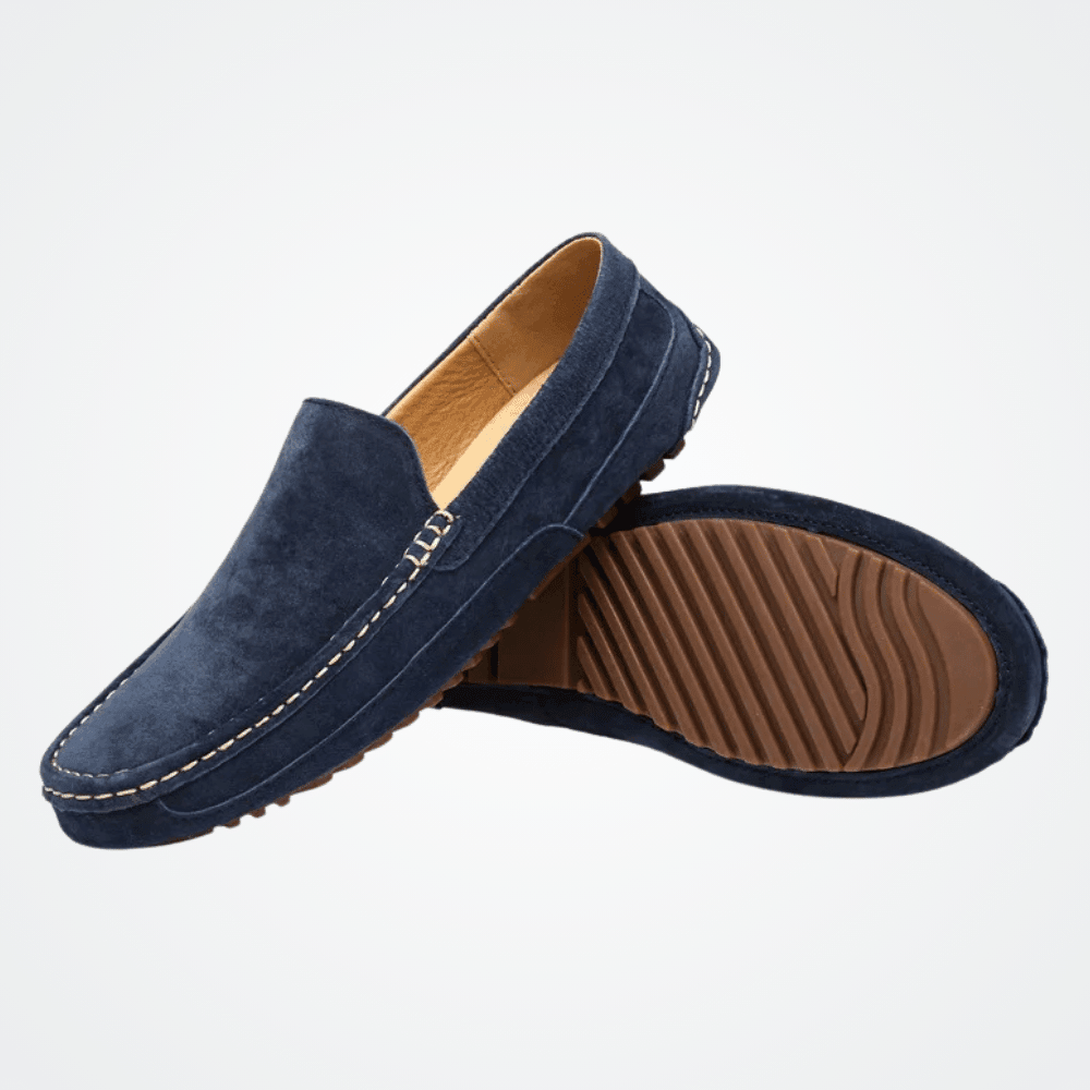 Heren leren mocassin Zweden Verno