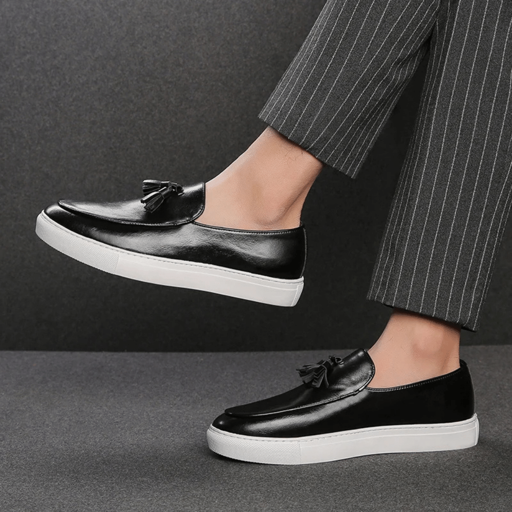 Heren leren mocassin Toulouse Verno