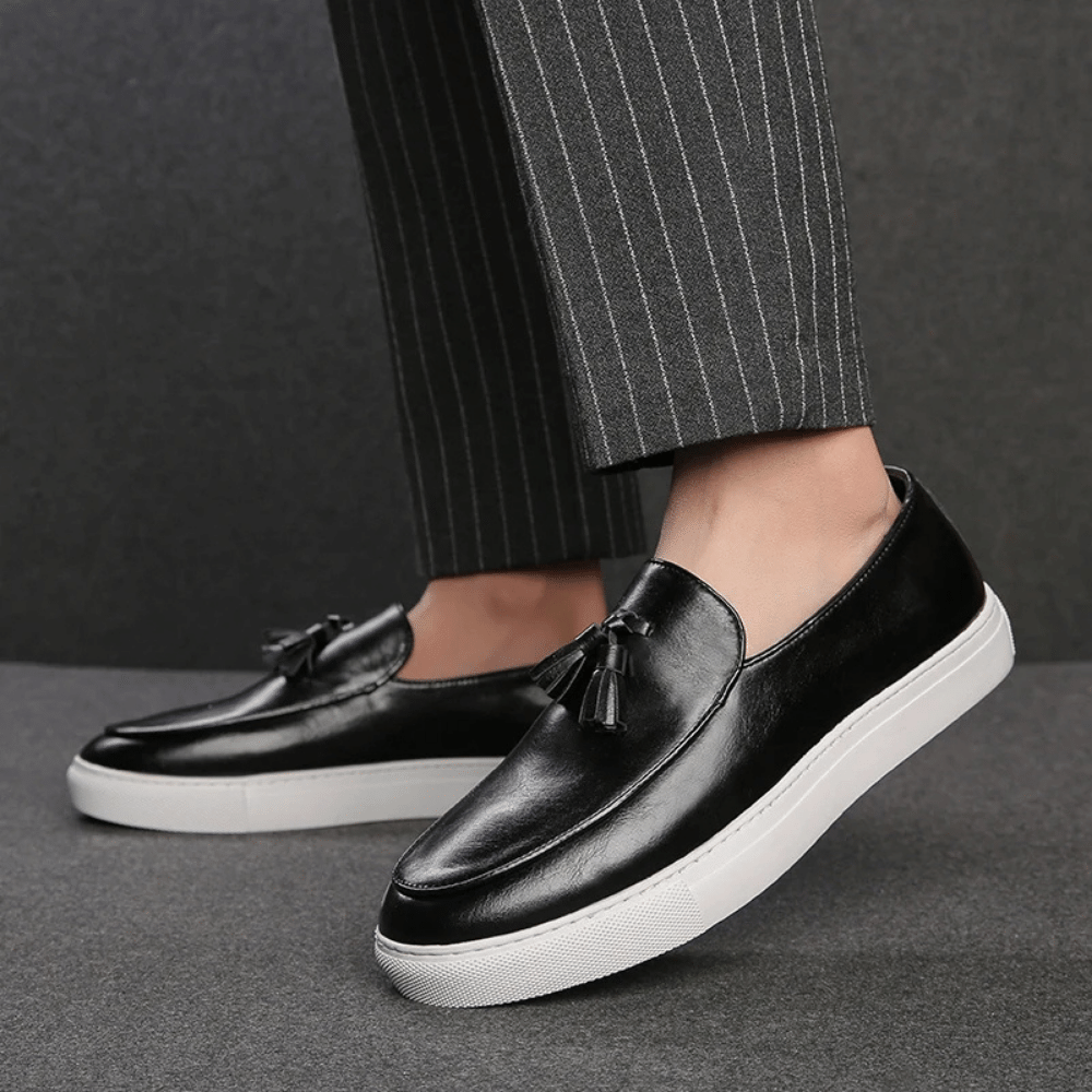 Heren leren mocassin Toulouse Verno