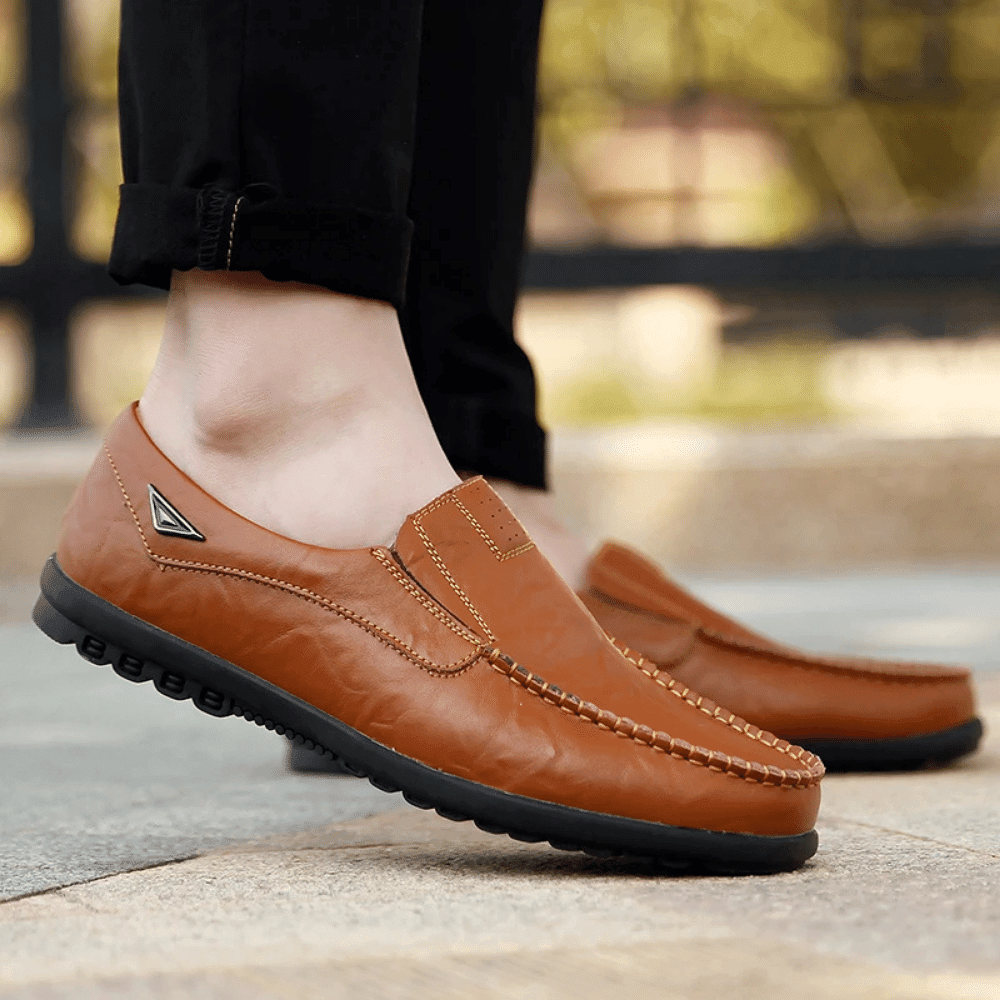Leren mocassin voor heren Verno