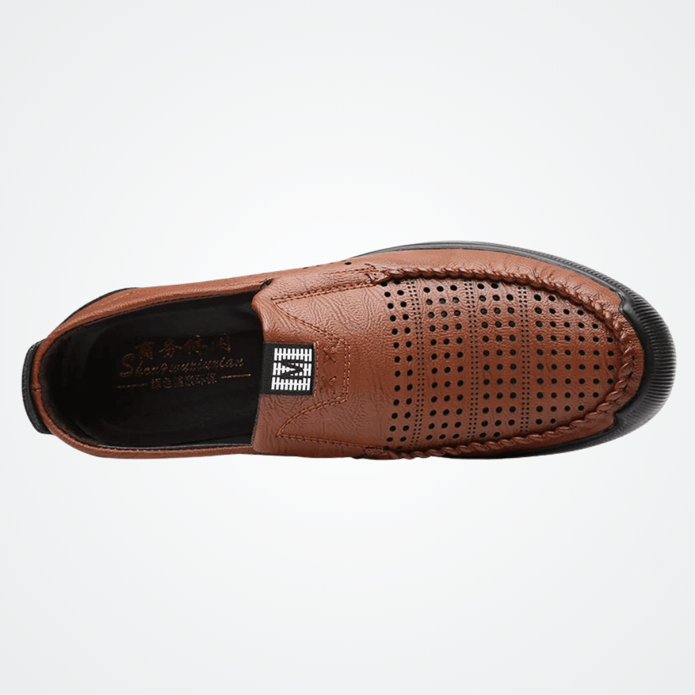Heren leren mocassins Milan Verno