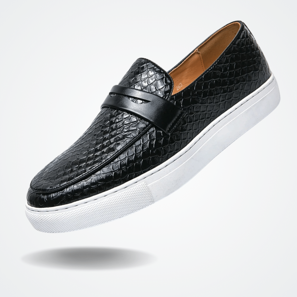 Leren mocassin instapper voor heren Toulon Verno