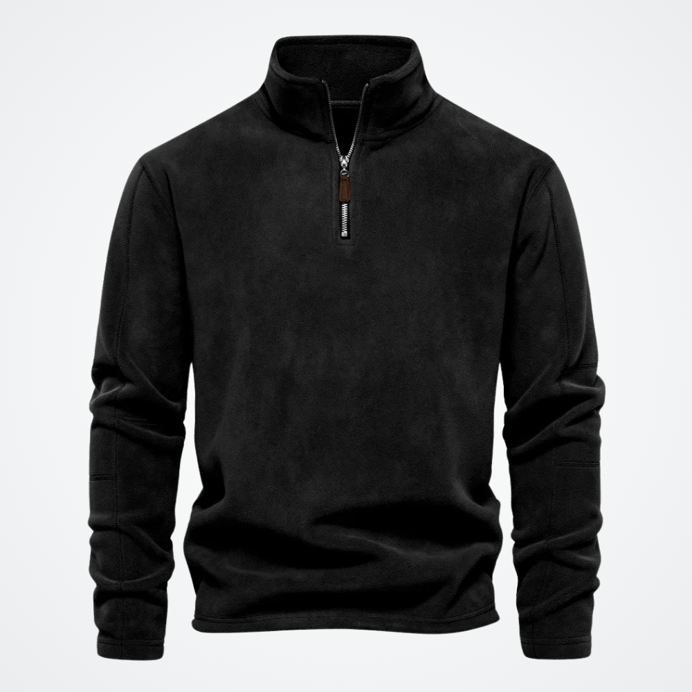 Herenhoodie met hoge kraag Tromsø Verno