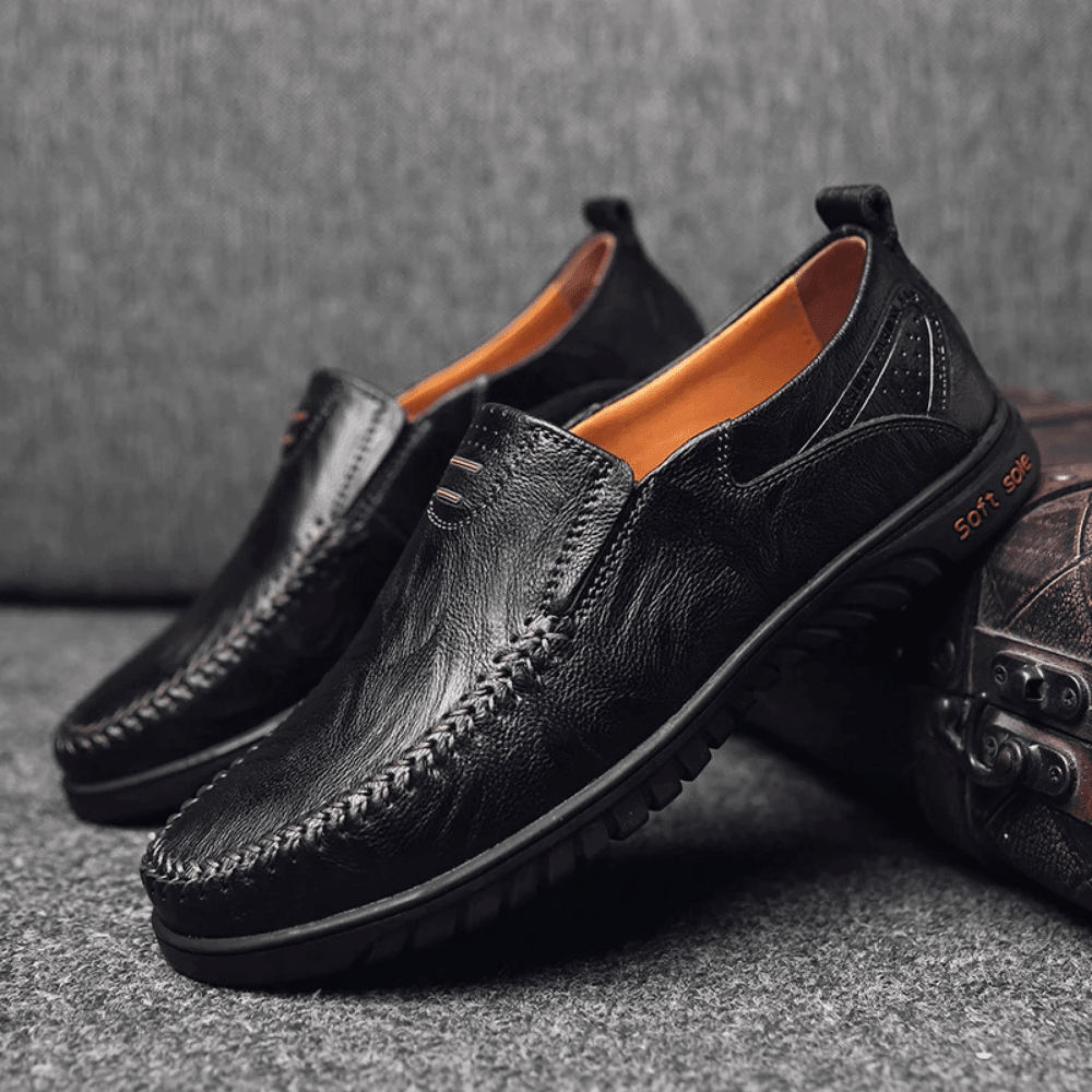 Leren herenmocassin Pisa Verno