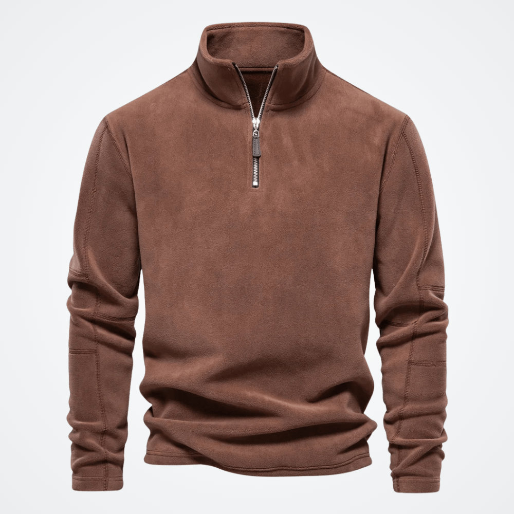 Herenhoodie met hoge kraag Tromsø Verno