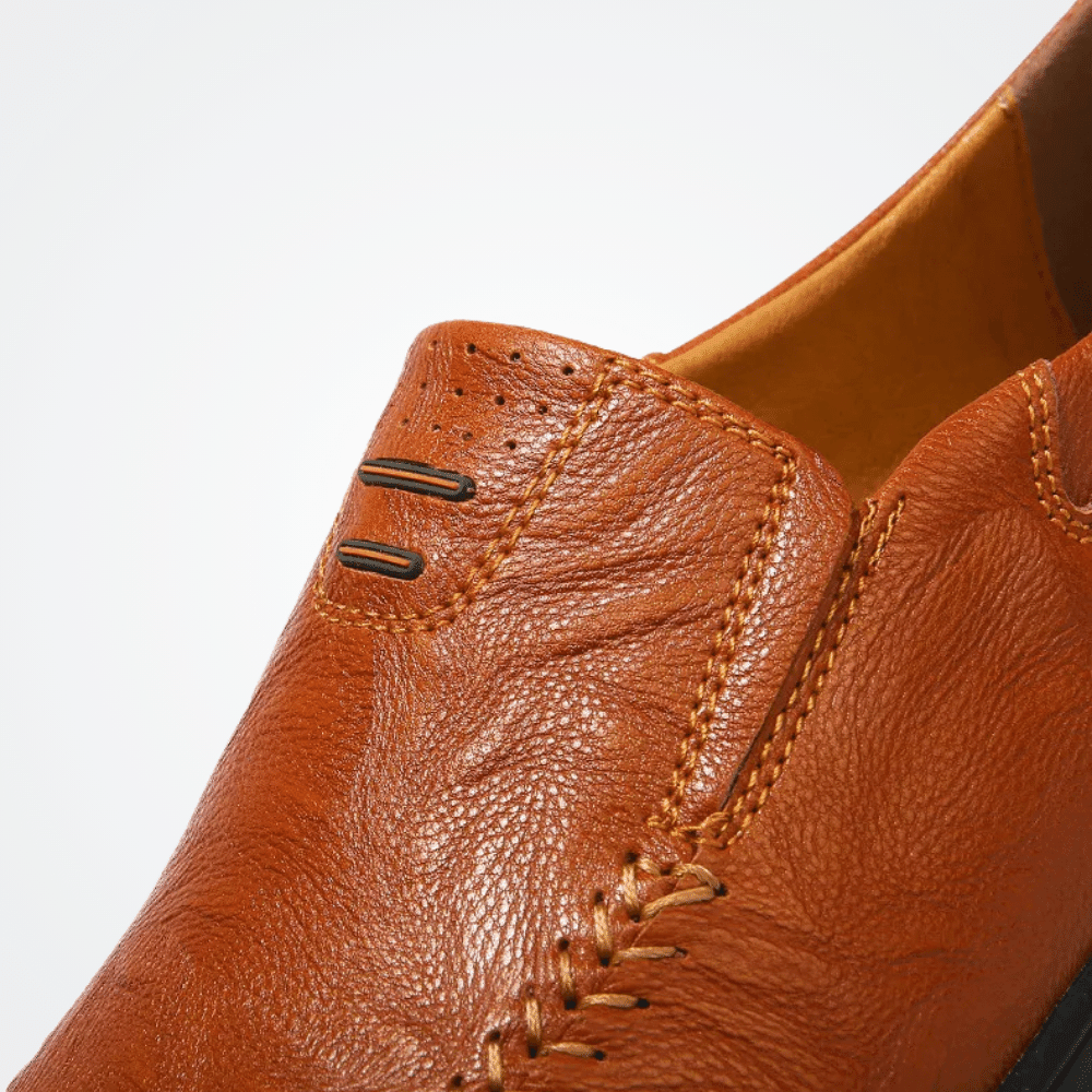 Leren herenmocassin Pisa Verno