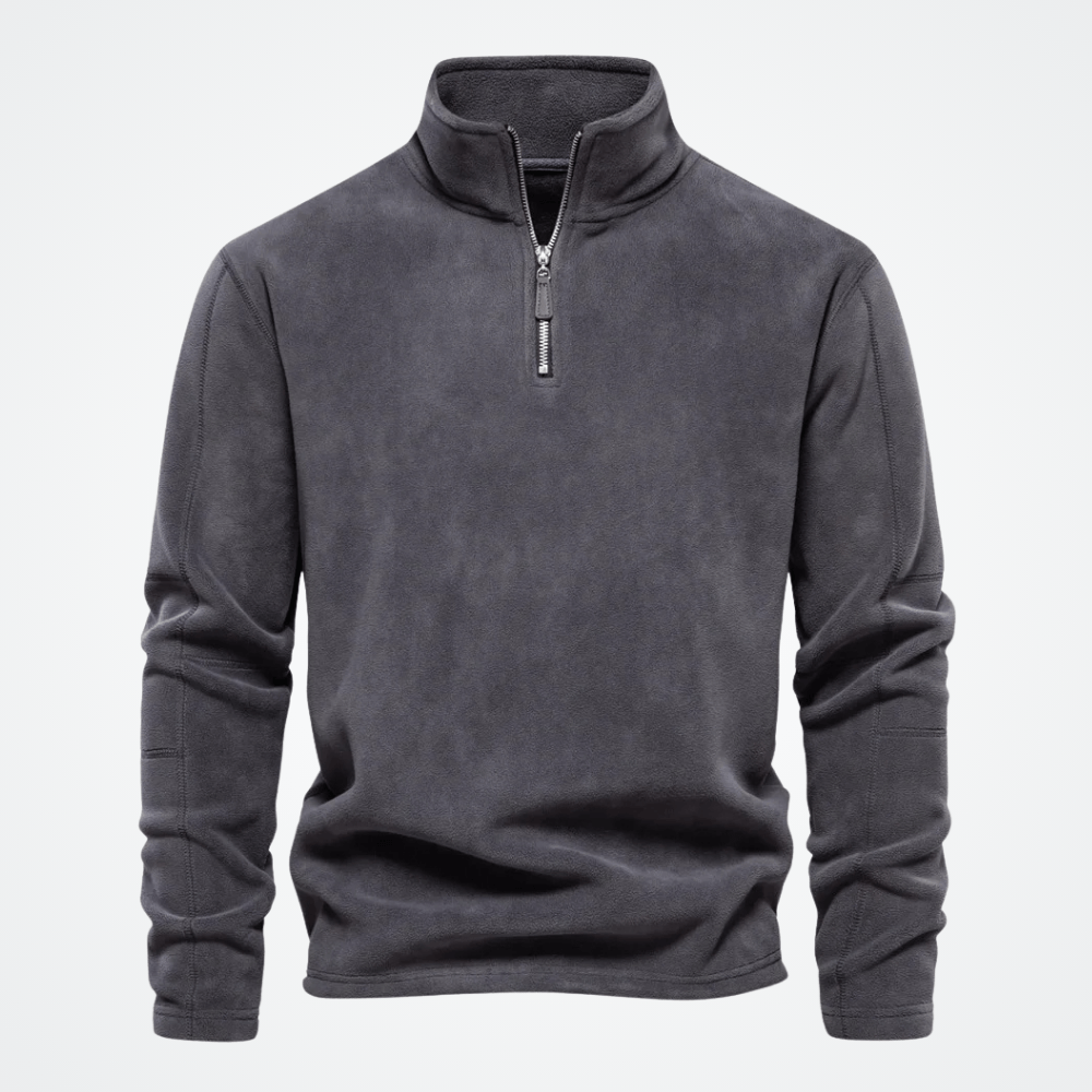 Herenhoodie met hoge kraag Tromsø Verno