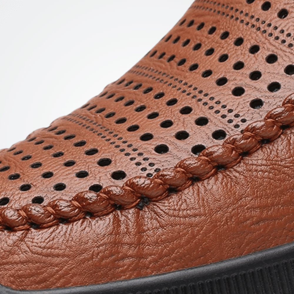 Heren leren mocassins Milan Verno