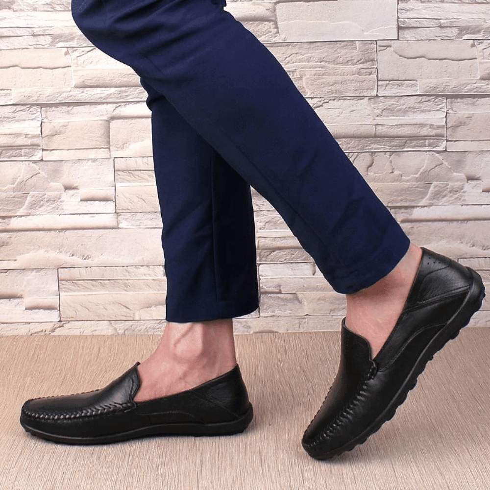 Leren herenmocassins Florença Verno
