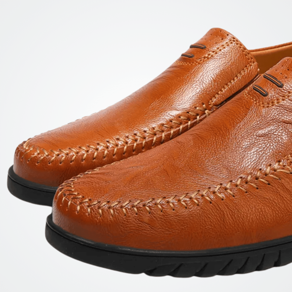 Leren herenmocassin Pisa Verno