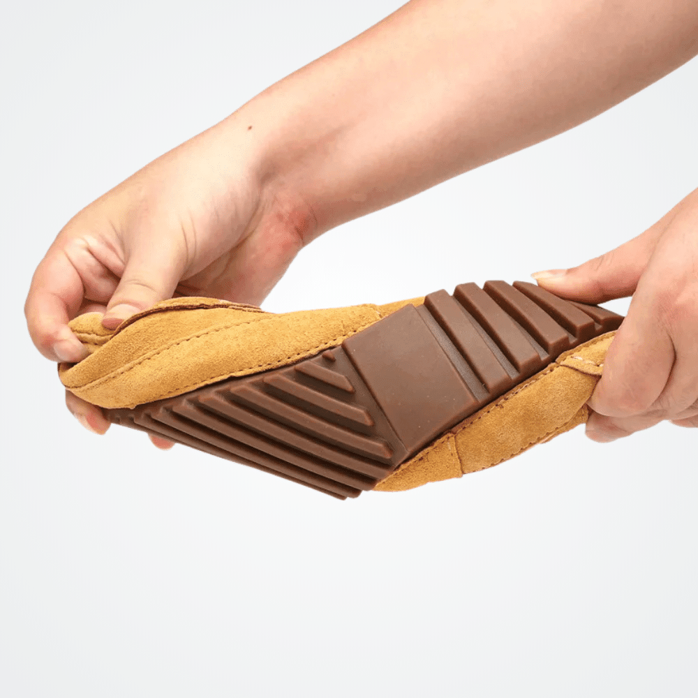Heren leren mocassin Zweden Verno