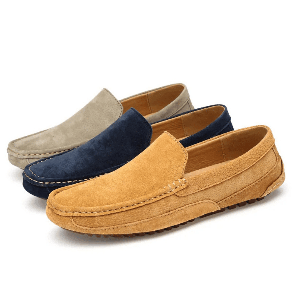 Heren leren mocassin Zweden Verno