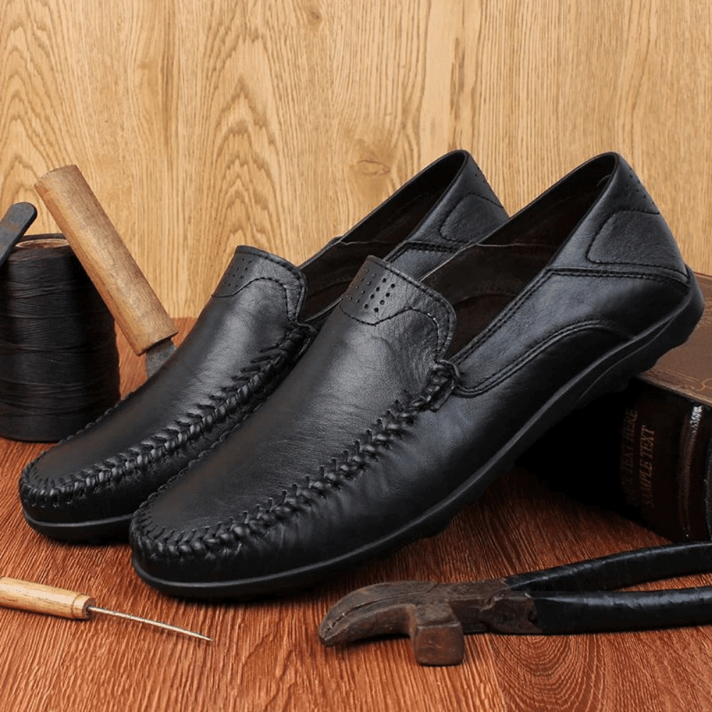 Leren herenmocassins Florença Verno