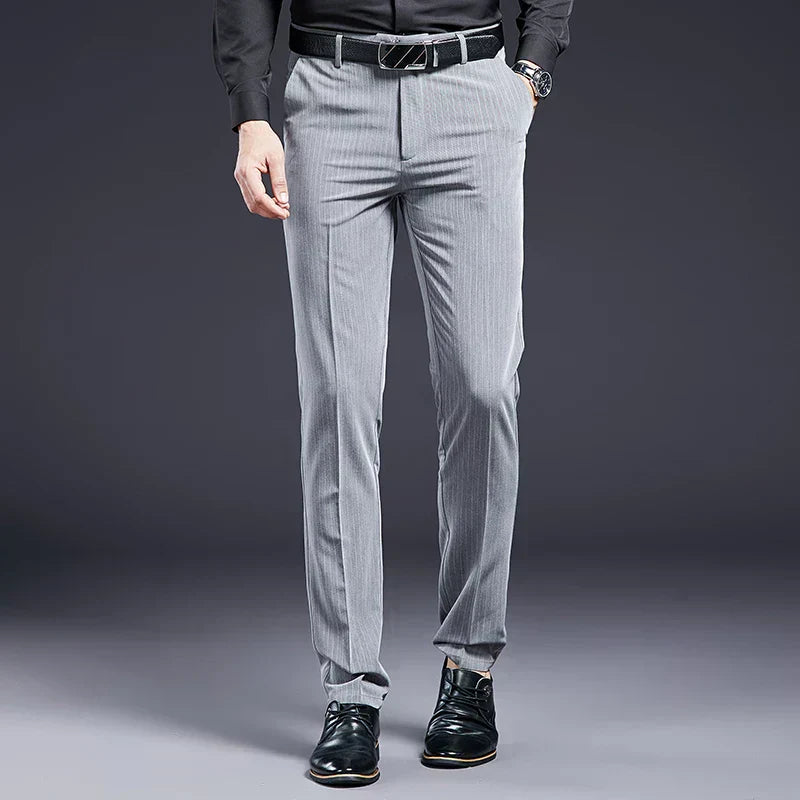 Premium heren pantalon gestreept Verno