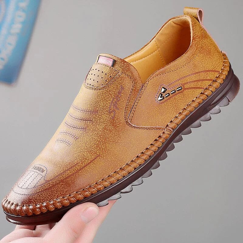 Italiaanse leren schoen - ultracomfortabel en ademend
