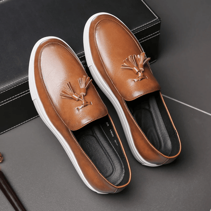 Heren leren mocassin Toulouse Verno