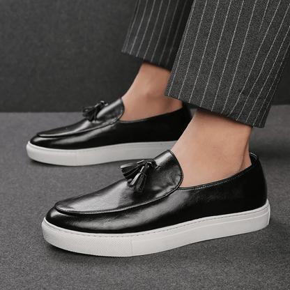 Heren leren mocassin Toulouse Verno