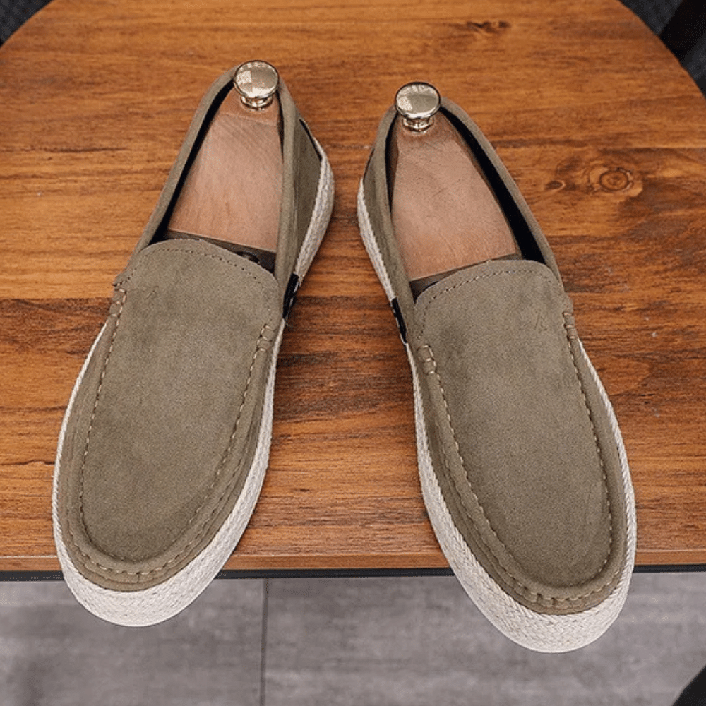 Leren mocassins voor heren Nantes Verno