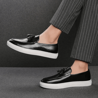 Heren leren mocassin Toulouse Verno