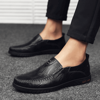 Leren herenmocassin Pisa Verno