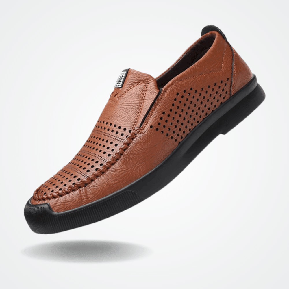 Heren leren mocassins Milan Verno