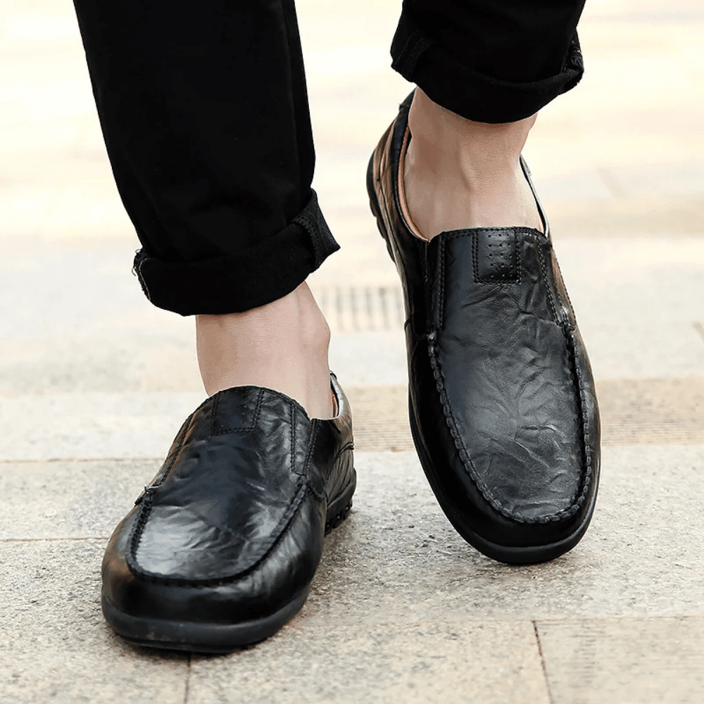 Leren mocassin voor heren Verno