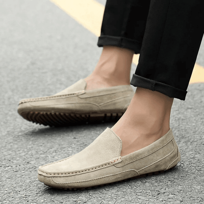 Heren leren mocassin Zweden Verno