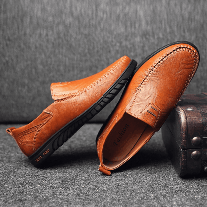 Leren herenmocassin Pisa Verno