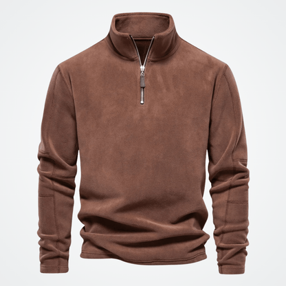 Herenhoodie met hoge kraag Tromsø Verno