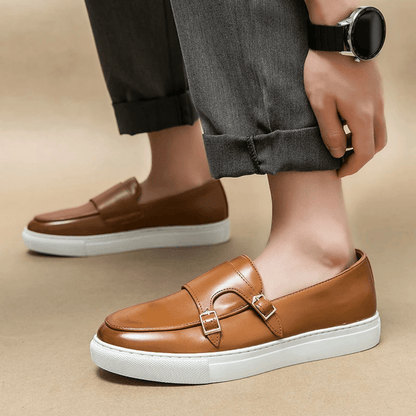 Heren leren mocassin Rennes Verno