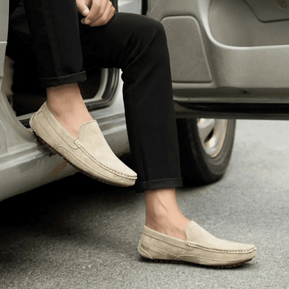 Heren leren mocassin Zweden Verno
