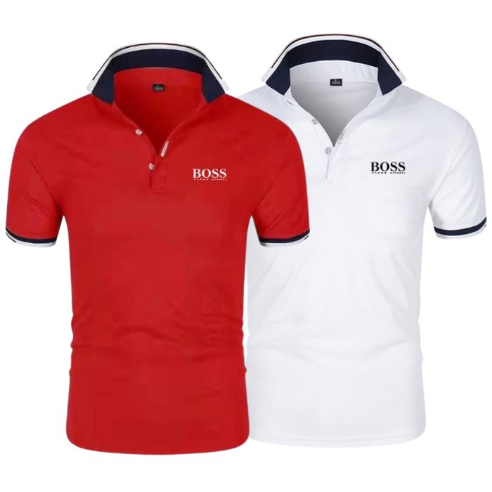 [KOOP 1, KRIJG 2] 2-pack Essential Boss poloshirts 