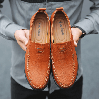 Leren herenmocassin Pisa Verno