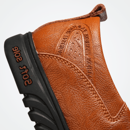 Leren herenmocassin Pisa Verno