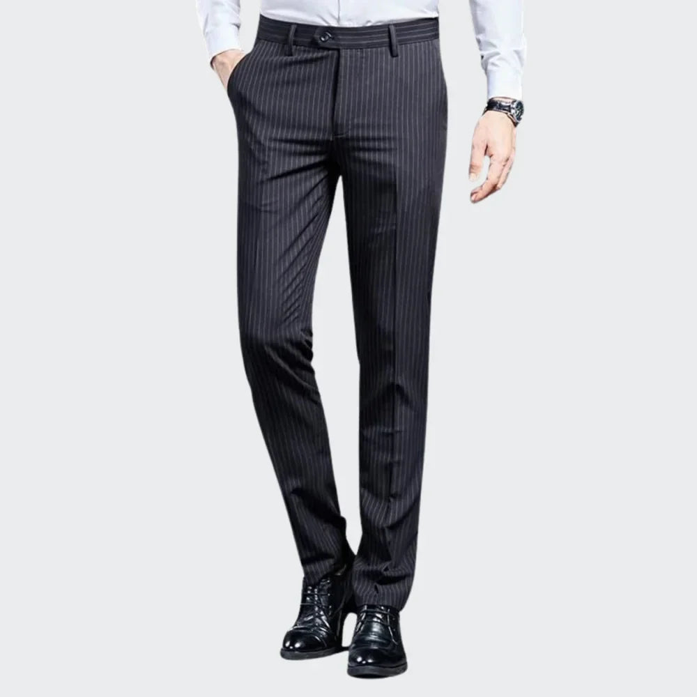 Premium heren pantalon gestreept Verno