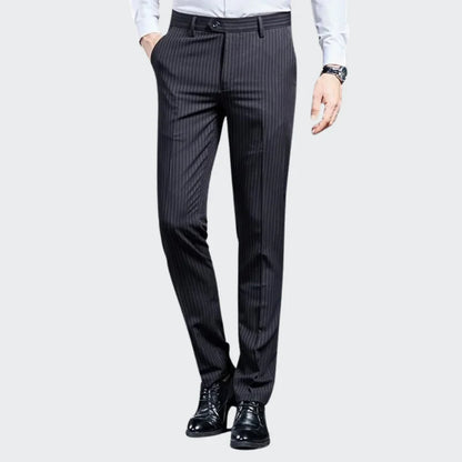 Premium heren pantalon gestreept Verno