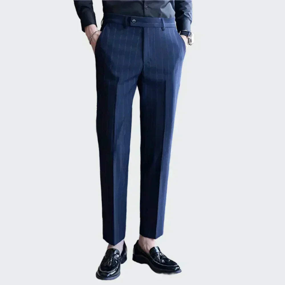 Krijtstreep pantalon voor heren Verno