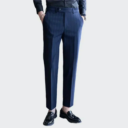 Krijtstreep pantalon voor heren Verno