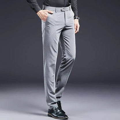 Premium heren pantalon gestreept Verno