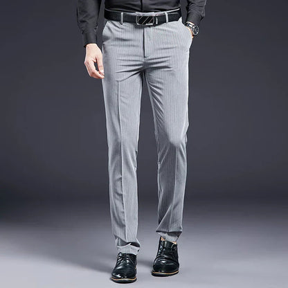 Premium heren pantalon gestreept Verno