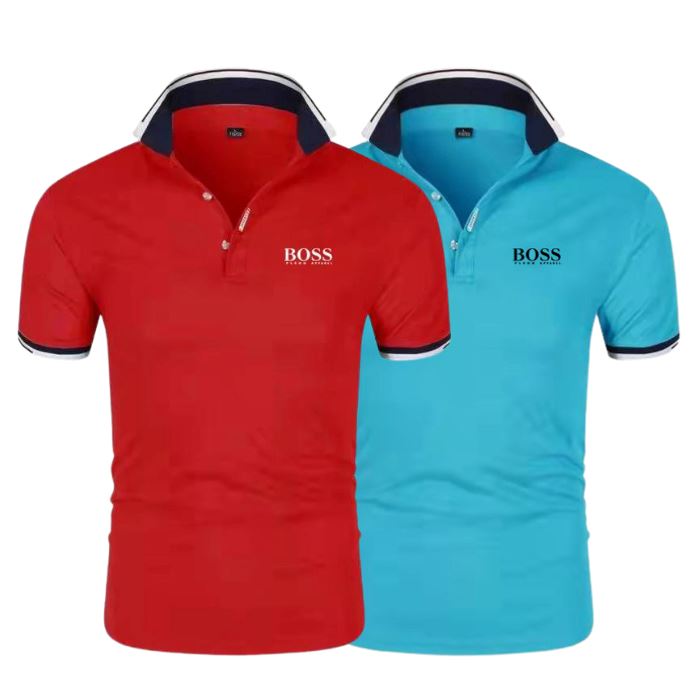 [KOOP 1, KRIJG 2] 2-pack Essential Boss poloshirts 